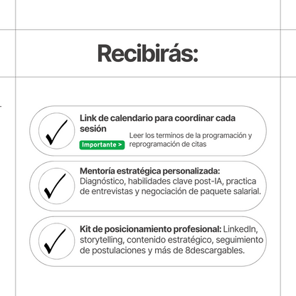 Career Evolution — Mentoría Estratégica para Reinventar tu Carrera Profesional